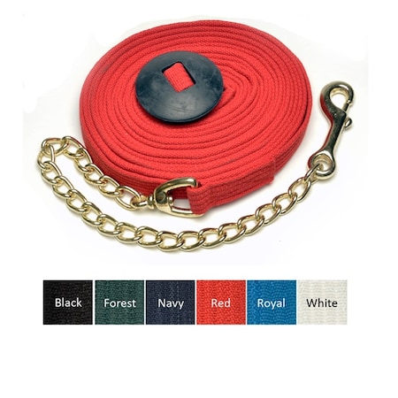 Jacks Imports Lunge Cotton Webbing Line RED 10276-RE